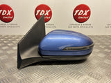 Hyundai I20 Mk2 2015-2020 Passenger Side Manual Fold Wing Mirror U2U Blue 1
