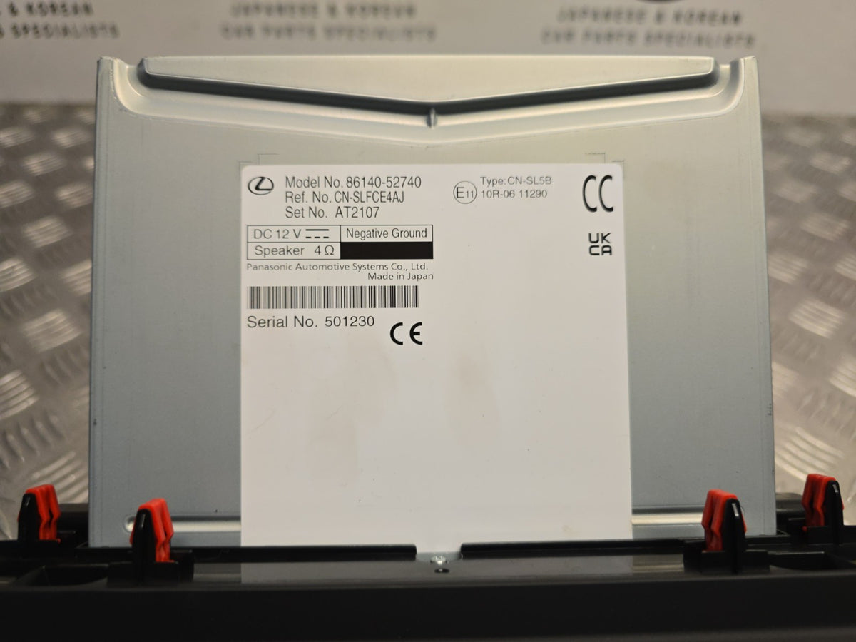 Lexus LBX AY10 MK1 2024-2026 Genuine Sat Nav Multimedia Head Unit 86140-52740 - photo 10 of 16