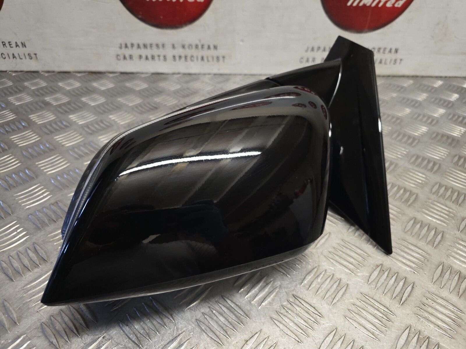 Kia EV6 MK1 Passenger Front Wing Mirror, Black | TDX