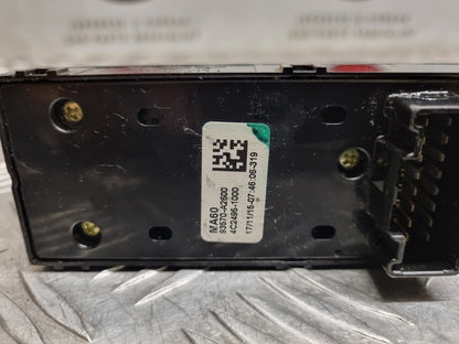 Kia Ceed Mk2 2015-2018 Jd Genuine Drivers Front 4 Way Window Switches 93570A2600 15
