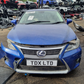 2014 LEXUS CT200H SE ZWA10 1.8 HYBRID 1 SPEED CVT AUTO VEHICLE PARTS SPARES