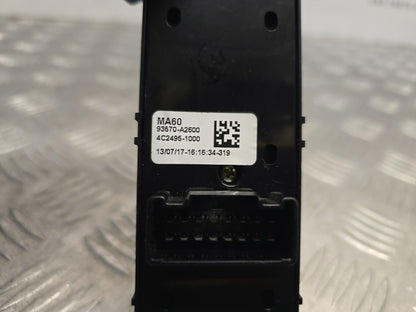 KIA CEED MK2 2015-2018 GENUINE DRIVERS FRONT 4 WAY WINDOW SWITCHES 93570-A2600