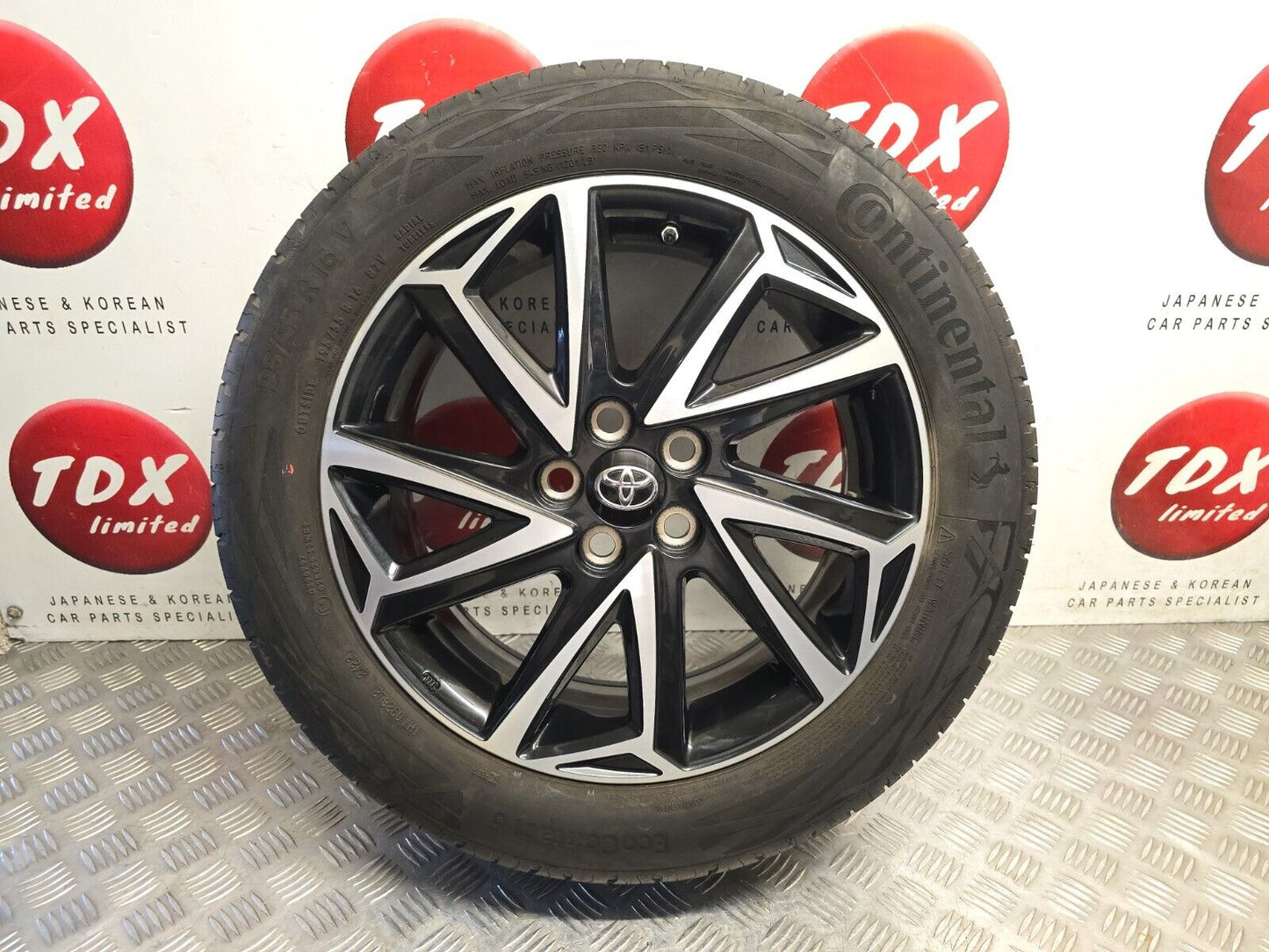 TOYOTA YARIS MK4 2020-2024 16" INCH 6.8MM ALLOY WHEEL 195/55/16 PW457-0D004