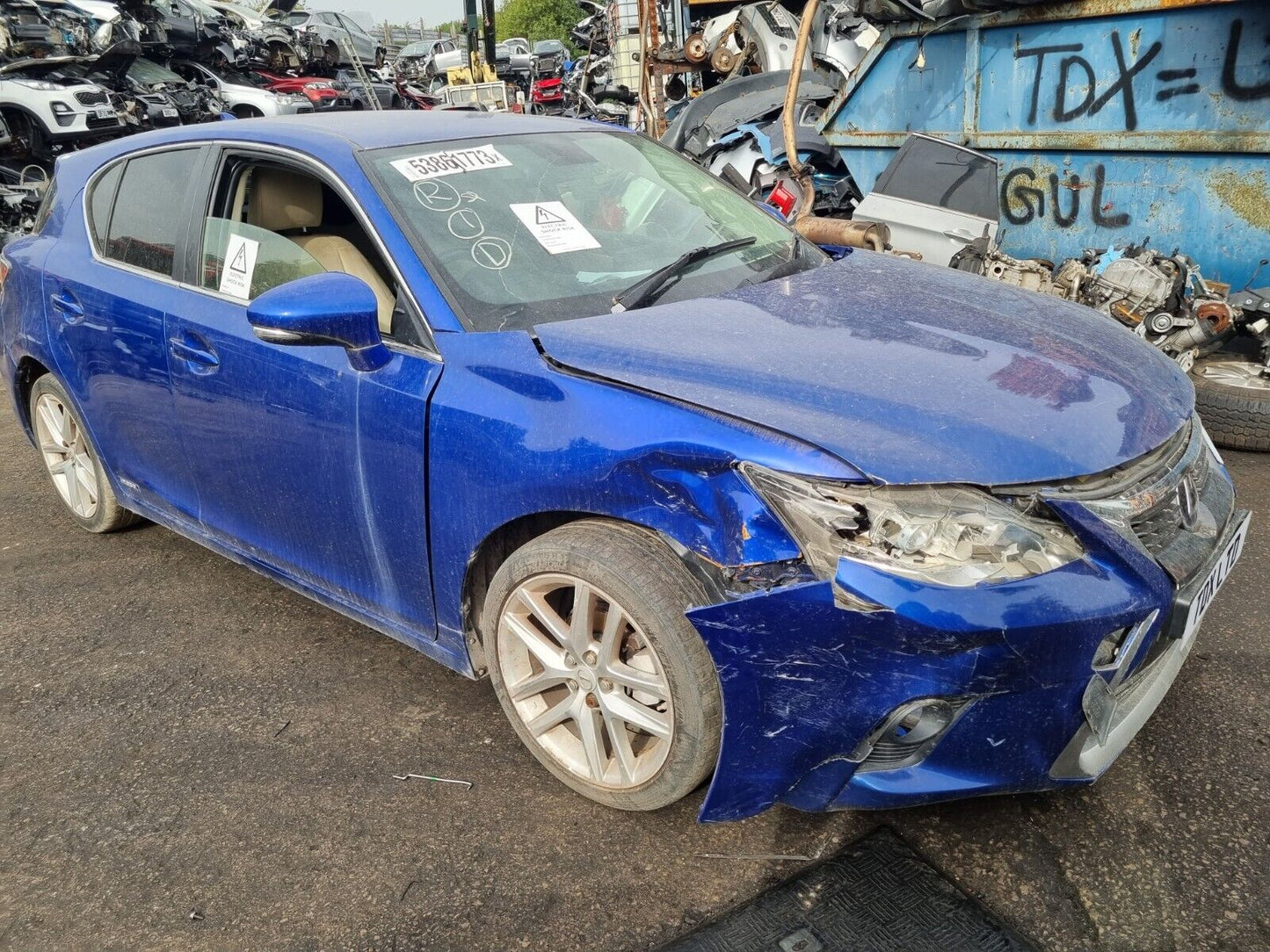 2014 LEXUS CT200H SE ZWA10 1.8 HYBRID 1 SPEED CVT AUTO VEHICLE PARTS SPARES