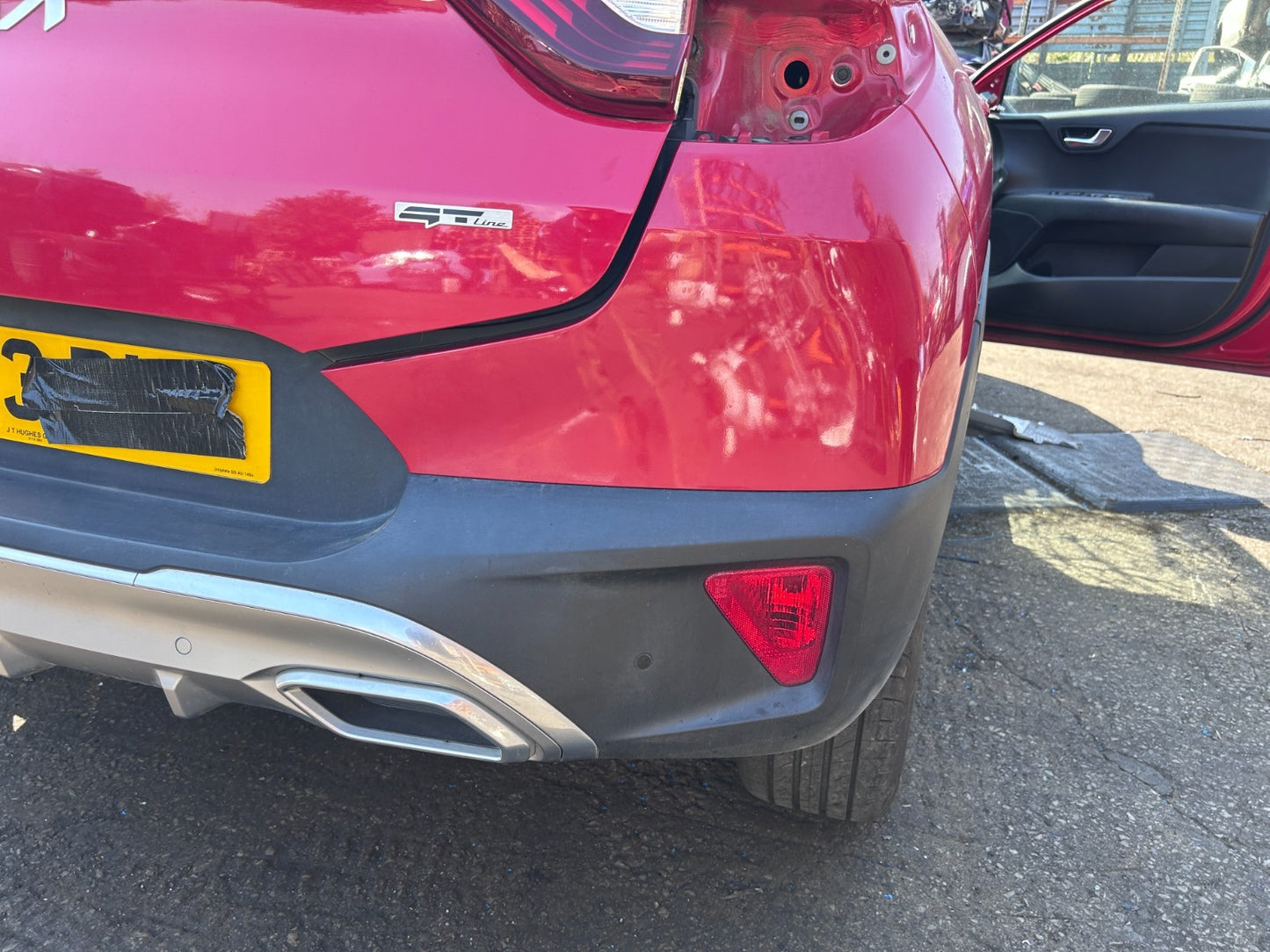Kia Stonic GT-Line Facelift 2021-2025 Genuine Rear Bumper Complete Red (beg) - photo 9 of 10