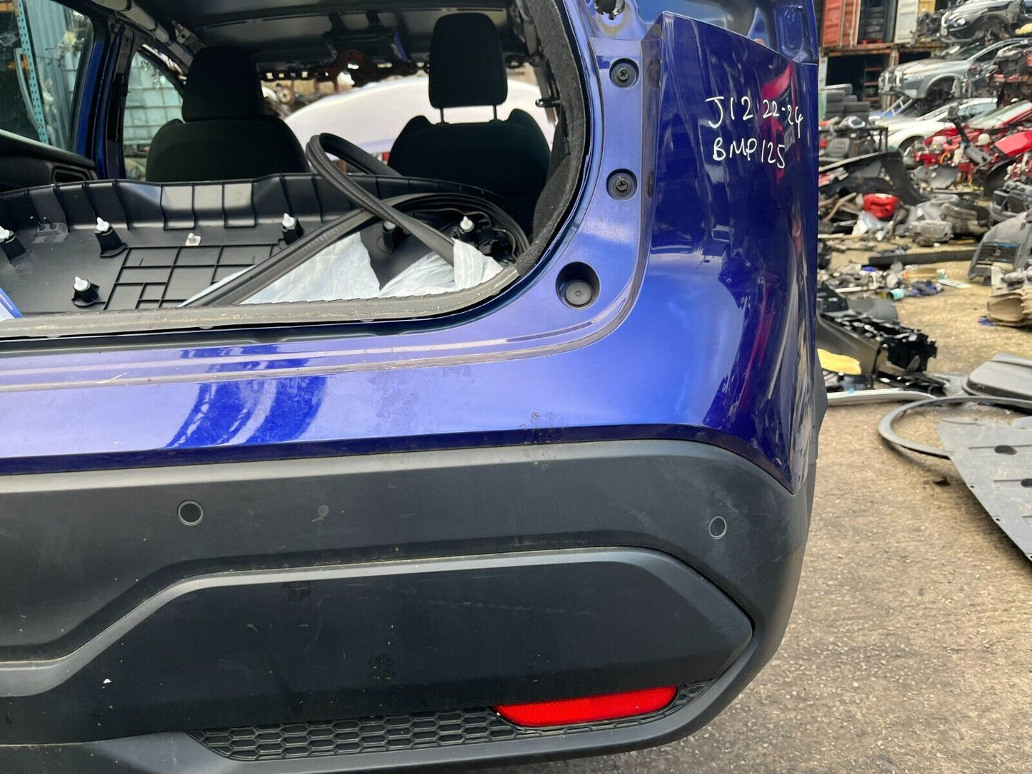 NISSAN QASHQAI J12 2022-2024 GENUINE COMPLETE REAR BUMPER COLLECTION RBN BLUE