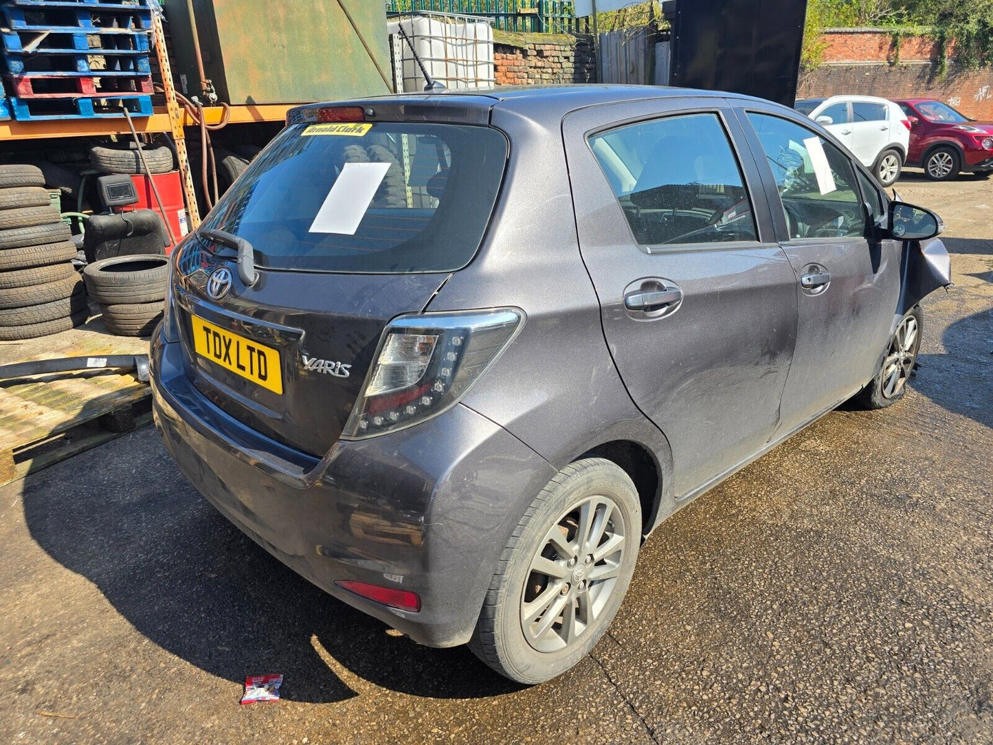 2014 TOYOTA YARIS MK3 ICON PLUS 1.4 DIESEL 6 SPEED MANUAL FOR PARTS AND SPARES