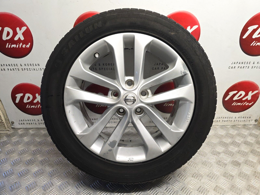 NISSAN JUKE F15 17" INCH 2010-2019 ALLOY WHEEL 2.5MM TYRE 215/55/17 7J 1KA2A