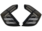 Honda Civic MK10/FK8 Type-r 2017-2021 Clear LED Rear Lights Sequential Indicator - photo 1 of 10