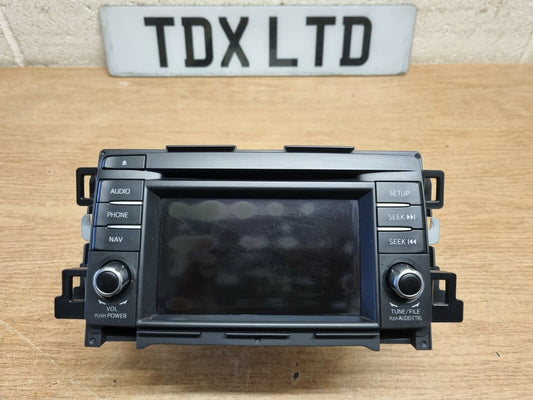 Mazda 6 Genuine Sat Nav Stereo Radio Head Unit 2013-2016 GKK96DV0B