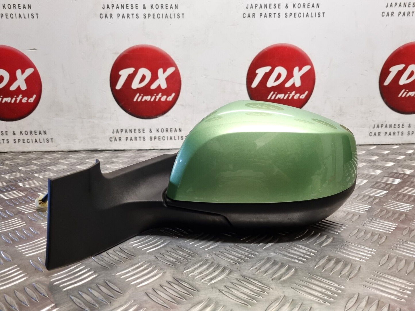 SUZUKI SPLASH 2008-2014 GENUINE PASSENGERS SIDE HEATED WING MIRROR ZJD GREEN