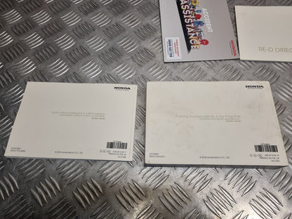 HONDA CIVIC MK10 2017-2021 GENUINE OWNERS MANUAL HANDBOOK PACK WALLET BOOK