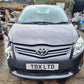 2012 TOYOTA AURIS TR MK1 HATCHBACK 1.6 PETROL 6 SPD MANUAL VEHICLE FOR BREAKING