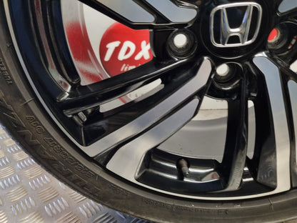 HONDA CIVIC X MK10 2017-2022 17 INCH GENUINE ALLOY WHEEL 9MM 215/50/17 TBA17070D