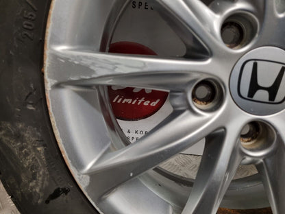 HONDA CIVIC MK9 2012-2017 16" INCH ALLOY WHEEL 4MM 205/55/16 6.5J ET45 TV016065A