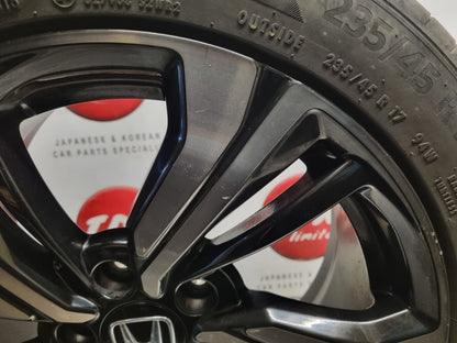HONDA CIVIC X MK10 2017-2022 17 INCH DIAMOND CUT ALLOY WHEEL 235/45/17 8J 17080A