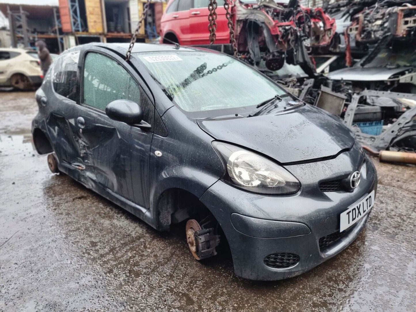 2011 TOYOTA AYGO GO MK1 AY1 1.0 PETROL VVT-I 5 SPEED MANUAL VEHICLE FOR BREAKING