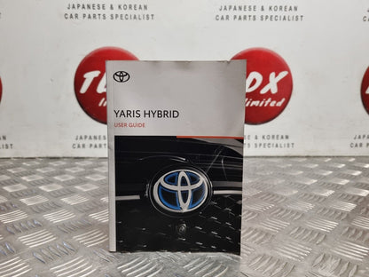 TOYOTA YARIS HYBRID MK4 2020-2023 GENUINE OWNERS MANUAL USER GUIDE HANDBOOK BOOK
