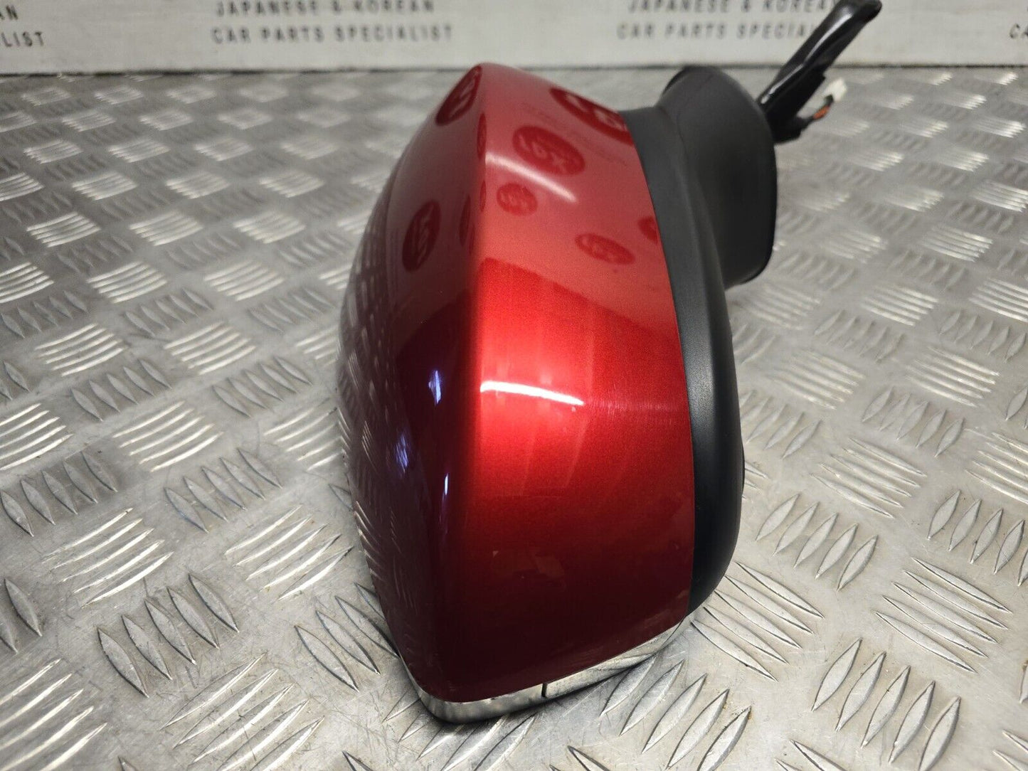 MAZDA 2 (DJ) MK3 2015-2020 GENUINE DRIVERS SIDE POWER FOLD WING MIRROR RED