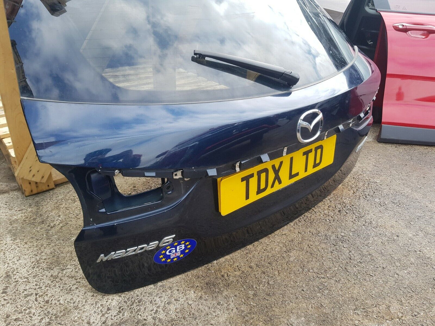 Mazda 6 Estate Tailgate Shell In Blue + 2013-2017