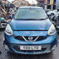 2015 NISSAN MICRA ACENTA K13 MK4 5DR 1.2 PETROL 1 SPEED CVT VEHICLE FOR BREAKING