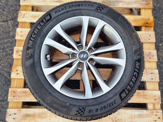 HYUNDAI SANTA FE 2013-2017 GENUINE 18" ALLOY WHEEL 235/60/18 7.5Jx18 52910-2W285