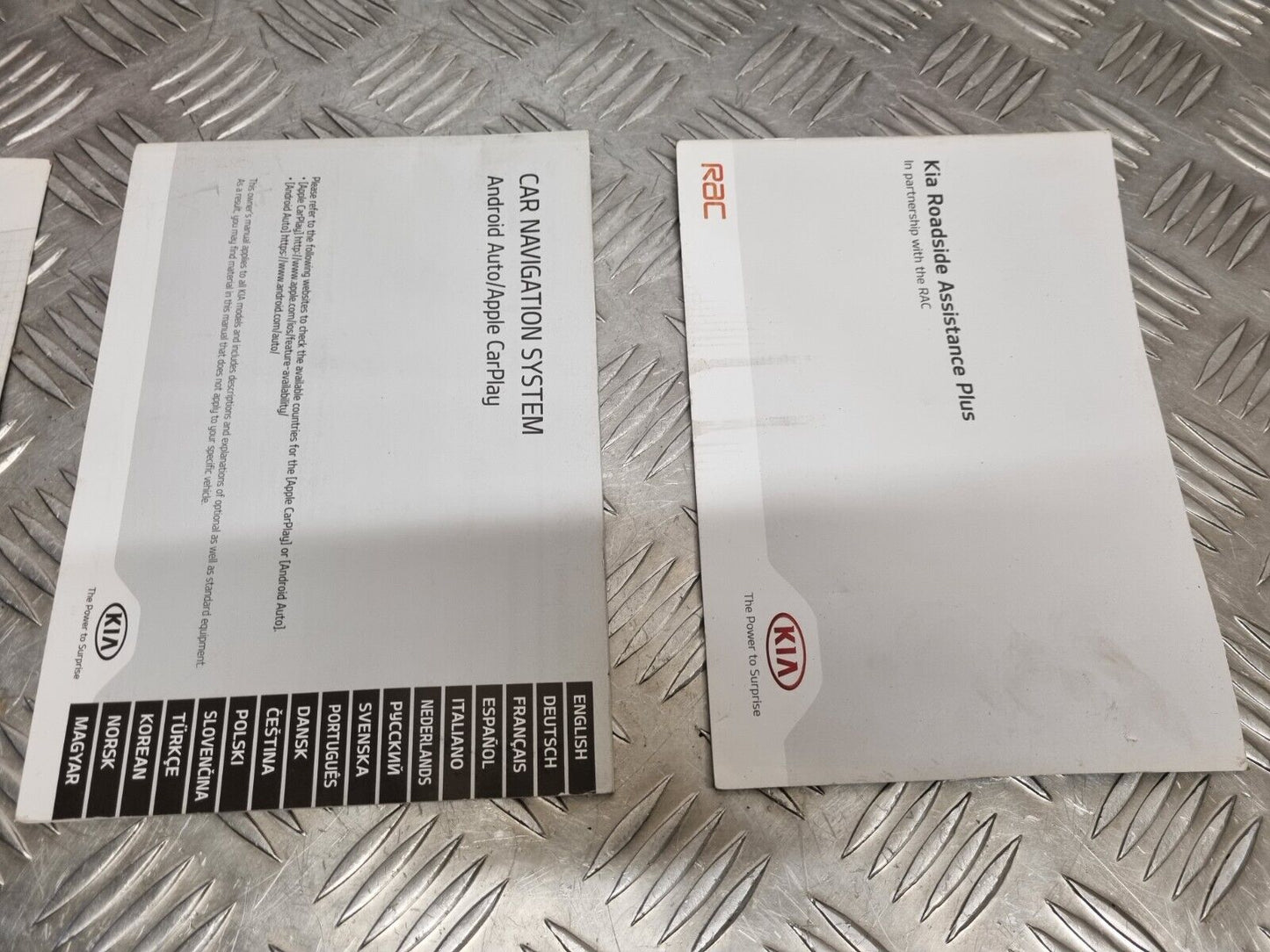 KIA OPTIMA (JF) MK3 2015-2019 GENUINE OWNERS MANUAL HANDBOOK BOOK PACK