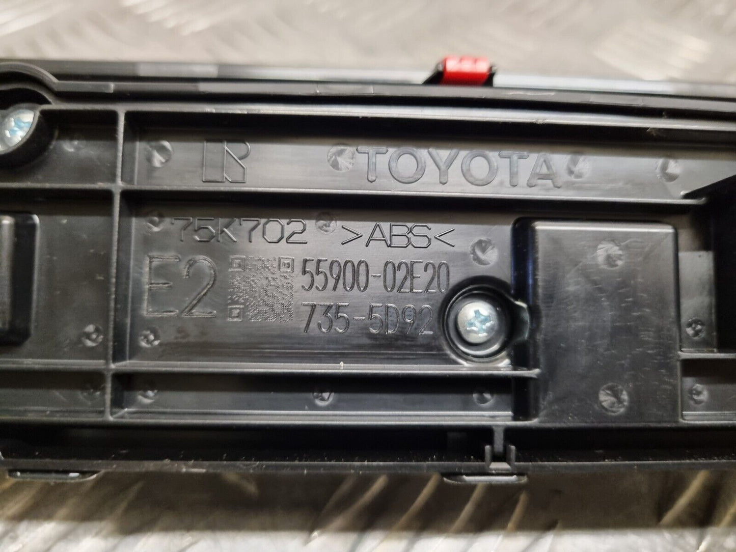 TOYOTA COROLLA MK12 2019-2023 GENUINE AC HEATER CLIMATE CONTROL PANEL 5590002E20