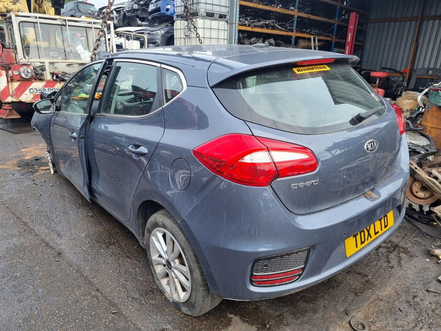 2016 KIA CEED MK2 JD FL 1.6 CRDI ISG 5DR 6 SPEED MANUAL VEHICLE FOR BREAKING