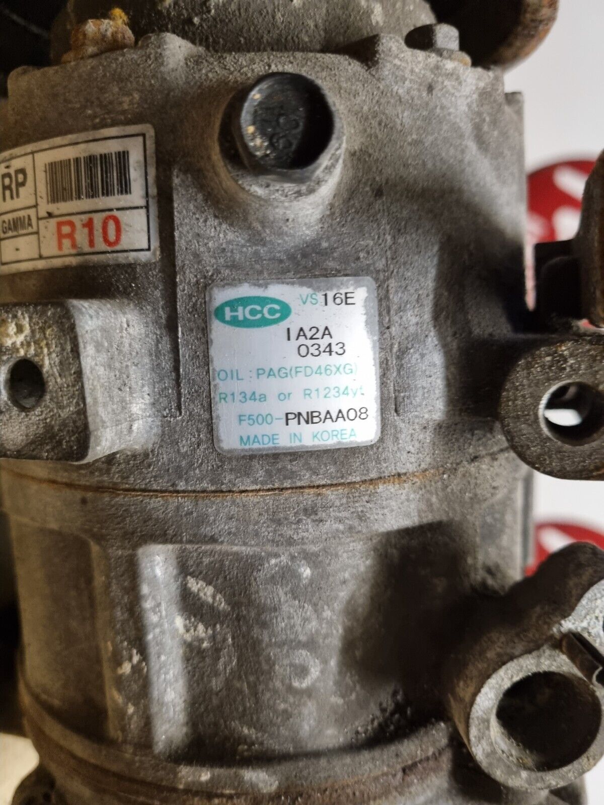 KIA CARENS (RP) 1.6 GDI PETROL 2013-2018 GENUINE AC COMPRESSOR PUMP F500-PNBAA08