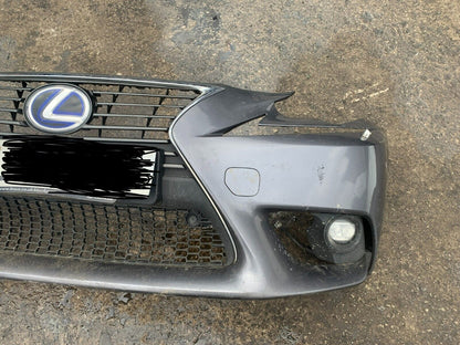 LEXUS IS 300H 2013-2017 PRE-FACELIFT GENUINE FRONT BUMPER 1H9 GREY