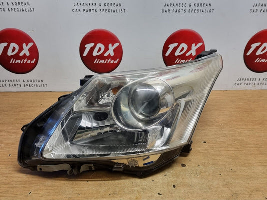 TOYOTA AVENSIS T27 2009-2011 GENUINE PASSENEGERS SIDE HALOGEN HEADLIGHT H279ALDE