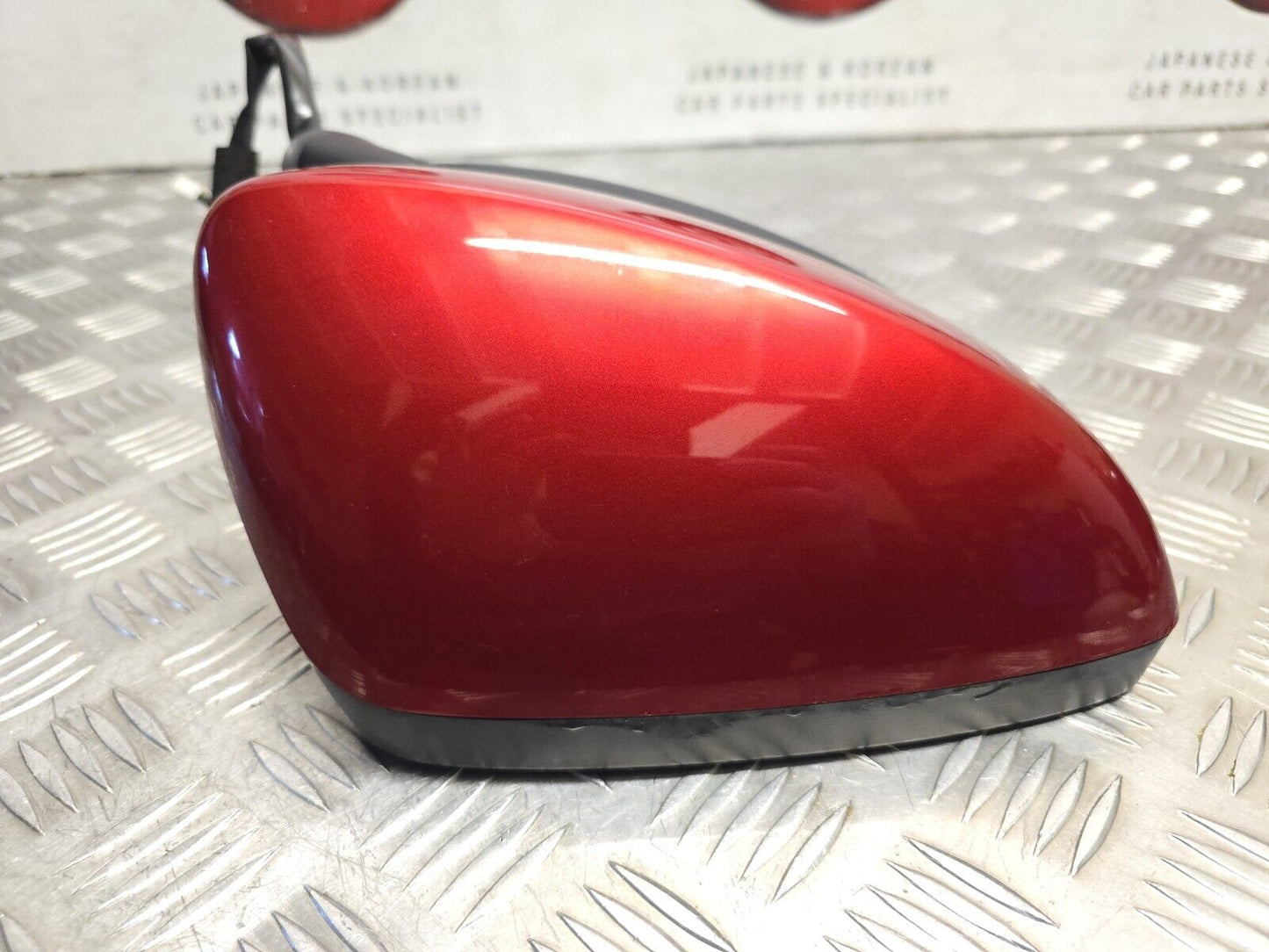 MAZDA 2 (DJ) MK3 2015-2020 GENUINE DRIVERS SIDE POWER FOLD WING MIRROR RED