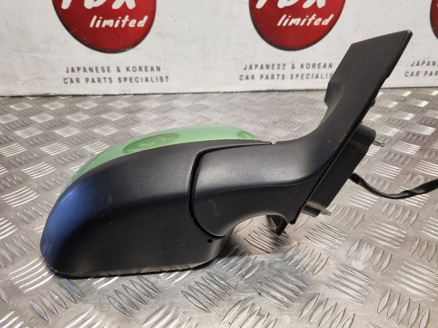 SUZUKI SPLASH 2008-2014 GENUINE DRIVERS SIDE HEATED WING MIRROR ZJD GREEN