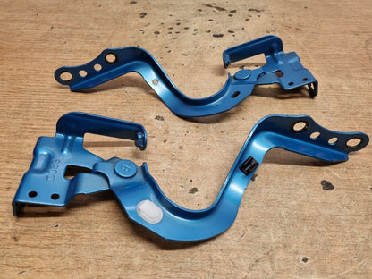 TOYOTA PRIUS MK4 2017-2022 XW50 GENUINE BONNET HINGES PAIR BLUE PEARL 791