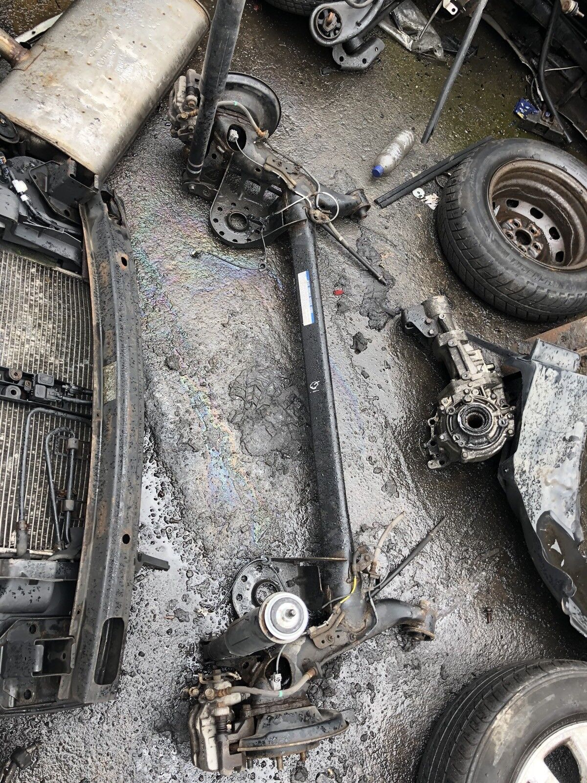 Toyota iq Rear Axle