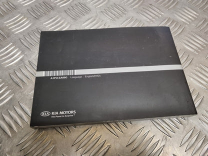 KIA VENGA (YN) 2010-2015 GENUINE OWNERS MANUAL HANDBOOK PACK WALLET BOOK