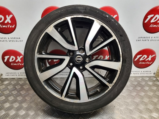 NISSAN QASHQAI J11 TEKNA 2014-2019 19" INCH GENUINE ALLOY WHEEL 225/45/19 4ES3B