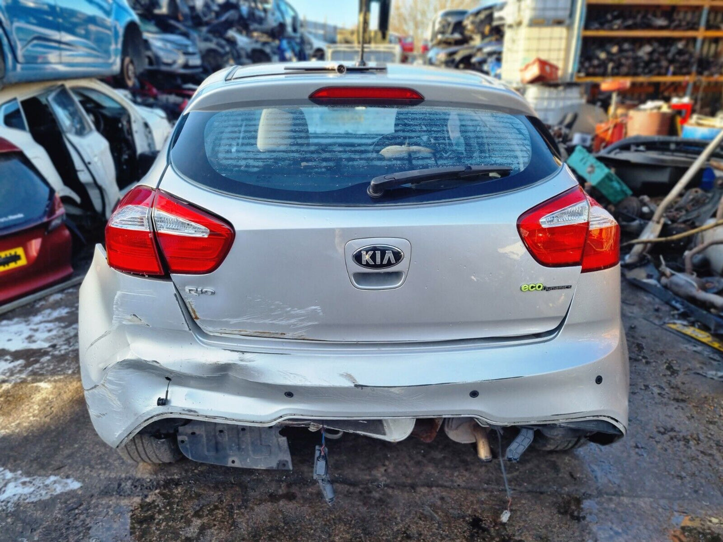 2013 KIA RIO 2 UB MK3 ECODYNAMICS 1.1 DIESEL 6 SPEED MANUAL VEHICLE FOR BREAKING