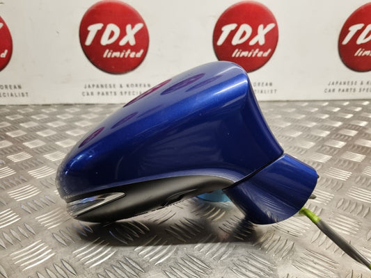 LEXUS CT200H 2011-2020 GENUINE DRIVERS SIDE POWER FOLD WING MIRROR BLUE 8U1