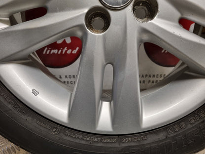 TOYOTA IQ 2009-2015 16" GENUINE TWIN 5 SPOKE ALLOY WHEEL 175/60/16 5J ET45
