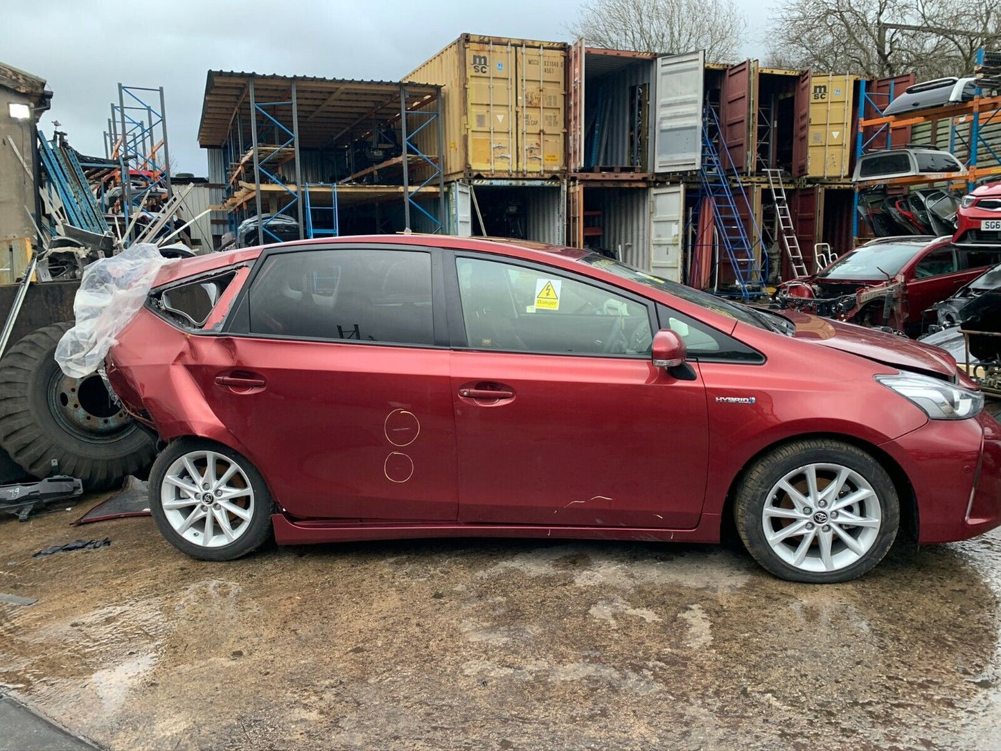 2019 TOYOTA PRIUS + PLUS 1.8 PETROL HYBRID CVT AUTO VEHICLE FOR BREAKING (1XNUT)