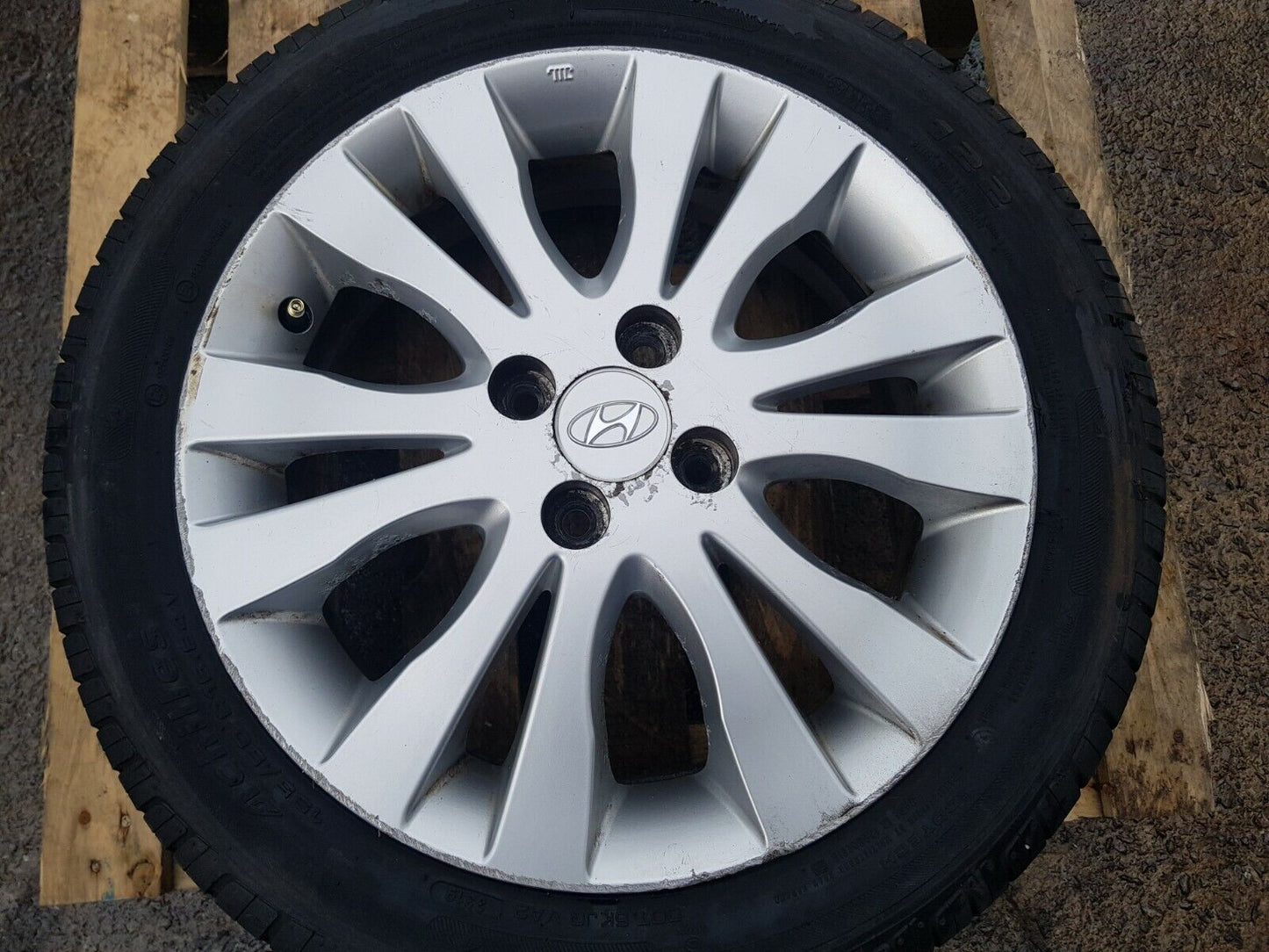 Hyndai I20 MK1 16" 12 Spoke Alloy Wheel 2009 - 2014 195/50/16 5.5Jx16