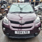 2012 TOYOTA URBAN CRUISER NLP115 1.4 DIESEL 4X4 6 SPEED MANUAL VEHICLE BREAKING