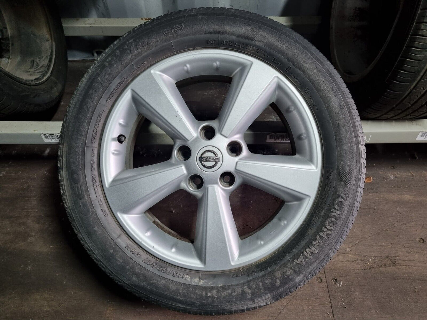 NISSAN QASHQAI J10 2007-2013 17" INCH ALLOY WHEEL 215/60R17 6.5Jx17 D0300JD110