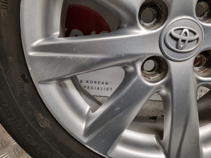 TOYOTA YARIS MK3 2011-2015 15" INCH GENUINE ALLOY WHEEL 175/65/15 42611-0D610