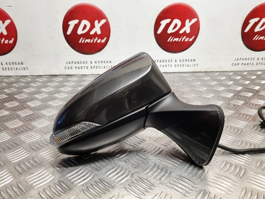 TOYOTA VERSO MK2 2012-2018 GENUINE DRIVERS SIDE POWER FOLD WING MIRROR GREY