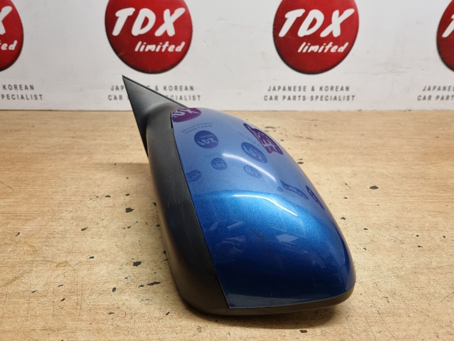 KIA VENGA YN 2010-2018 GENUINE PASSENGERS SIDE ELECTRIC WING MIRROR BYTE BLUE 5B