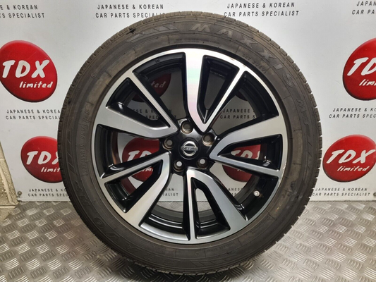 NISSAN QASHQAI J11/ X-TRAIL 2014-2021 19" INCH ALLOY WHEEL 8MM 225/55/19 4CB3A