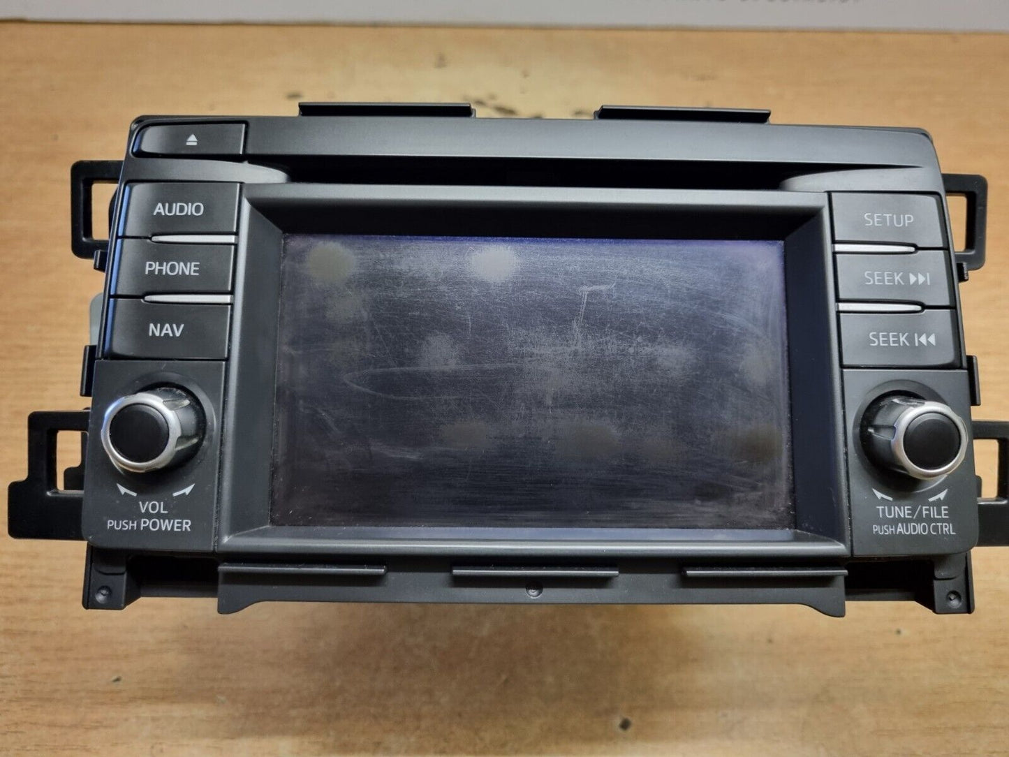 MAZDA 6 GJ MK3 2013-2016 GENUINE SAT NAV CD STEREO RADIO HEAD UNIT GHR966DV0B